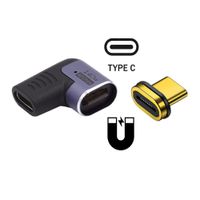Miniatura 3 de EWENT Adaptador Magnético USB-C  90ºUSB4 PD 140w