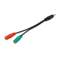 Miniatura 2 de CABLE DUPLICADOR AUDIO JACK 3.5MM 1 MACHO A DOS HEMBRAS