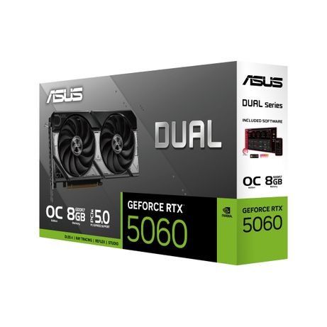 Tarjeta Gráfica Asus Dual GeForce RTX 5060 OC Edition 8GB GDDR7 DUAL-RTX5060-O8G - Imagen 16 de 18 Tarjeta Gráfica Asus Dual GeForce RTX 5060 OC Edition 8GB GDDR7 DUAL-RTX5060-O8G - Imagen 16 de 18