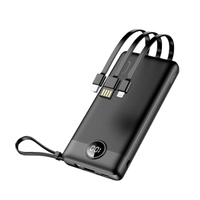 Miniatura 1 de VEGER C10 VG W1116 PowerBank 10000mAh with cables bulit in