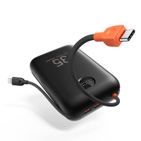 Miniatura 1 de VEGER Powerbank 20000 mAh con cables Type C y Lightning inegrados 32Wk2 Negro