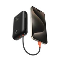 Miniatura 4 de VEGER Powerbank 20000 mAh con cables Type C y Lightning inegrados 32Wk2 Negro