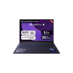 PORTATIL LG GRAM 16Z90TS-G.AU99B CORE U9-288V 32GB 1TBSSD 16" WQXGA W11H PORTATIL LG GRAM 16Z90TS-G.AU99B CORE U9-288V 32GB 1TBSSD 16" WQXGA W11H