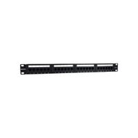 Miniatura 5 de PHASAK  Patch panel 19" 24P PHASAK Cat.6 UTP RJ45 DUAL 1U + Organizador - PU 2424  Negro