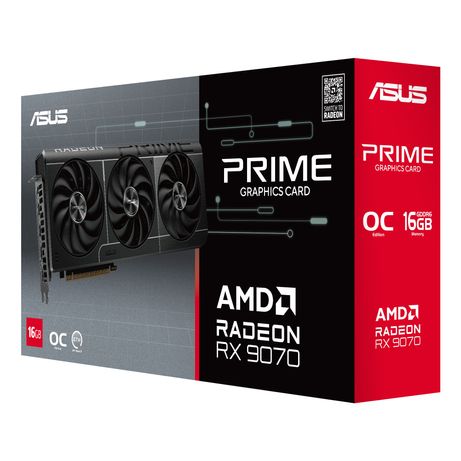 Tarjeta Gráfica AsusRadeon RX 9070 GDDR6 16GB Negro - Imagen 12 de 12 Tarjeta Gráfica AsusRadeon RX 9070 GDDR6 16GB Negro - Imagen 12 de 12