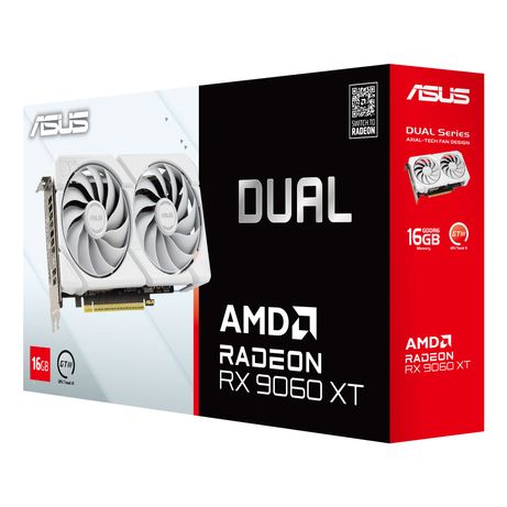 Tarjeta Gráfica AsusRadeon RX 9060 XT GDDR6 16GB Blanco - Imagen 16 de 17 Tarjeta Gráfica AsusRadeon RX 9060 XT GDDR6 16GB Blanco - Imagen 16 de 17