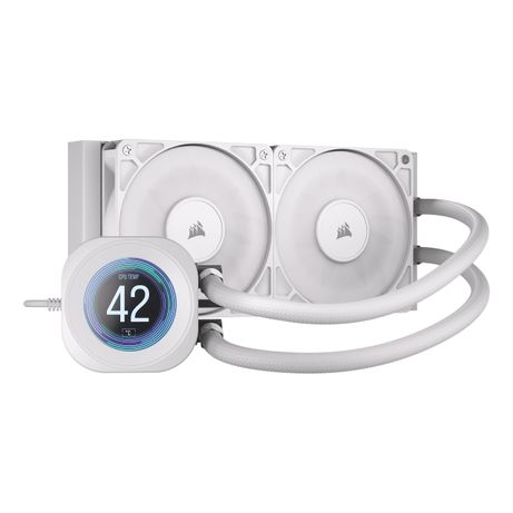 VENTI. CPU CORSAIR NAUTILUS 240 LCD 240MM RADIATOR LIQUID BLANCO CW-9061032-WW - Imagen 2 de 3 VENTI. CPU CORSAIR NAUTILUS 240 LCD 240MM RADIATOR LIQUID BLANCO CW-9061032-WW - Imagen 2 de 3
