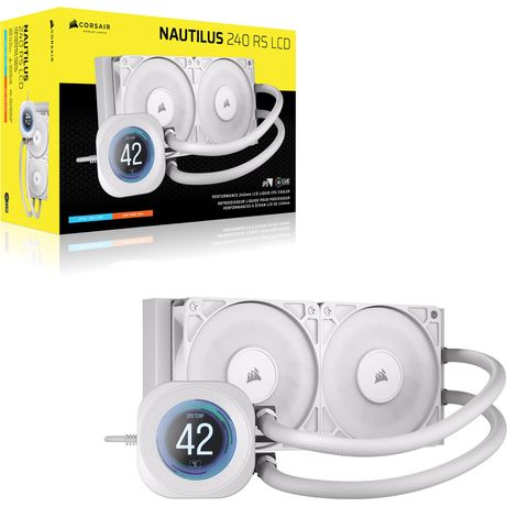 VENTI. CPU CORSAIR NAUTILUS 240 LCD 240MM RADIATOR LIQUID BLANCO CW-9061032-WW - Imagen 3 de 3 VENTI. CPU CORSAIR NAUTILUS 240 LCD 240MM RADIATOR LIQUID BLANCO CW-9061032-WW - Imagen 3 de 3