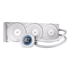 VENTI. CPU CORSAIR NAUTILUS 360 LCD 360MM RADIATOR LIQUID BLANCO CW-9061034-WW
