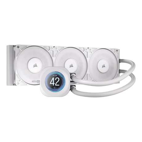 VENTI. CPU CORSAIR NAUTILUS 360 LCD 360MM RADIATOR LIQUID BLANCO CW-9061034-WW - Imagen 1 de 2 VENTI. CPU CORSAIR NAUTILUS 360 LCD 360MM RADIATOR LIQUID BLANCO CW-9061034-WW - Imagen 1 de 2