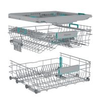Miniatura 4 de LAVAVAJILLAS 60 CM HISENSE HV16A A 16 CUBIERTOS NEGRO