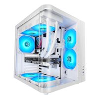 Miniatura 2 de CAJA ATX SEMITORRE MARS GAMING MCCURV BLANCO CRISTAL TEMPLADO CONTINUO GPU MAX. 334mm 1x3.5 2x2.5