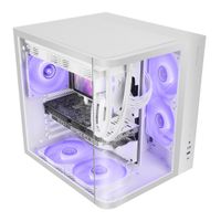 Miniatura 3 de CAJA ATX SEMITORRE MARS GAMING MCCURV BLANCO CRISTAL TEMPLADO CONTINUO GPU MAX. 334mm 1x3.5 2x2.5