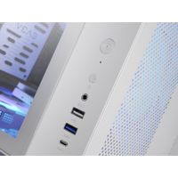 Miniatura 4 de CAJA ATX SEMITORRE MARS GAMING MCCURV BLANCO CRISTAL TEMPLADO CONTINUO GPU MAX. 334mm 1x3.5 2x2.5
