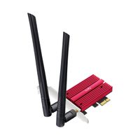 Miniatura 4 de Cudy Adaptador de Red PCIe Tribanda WiFi 7 BE9300 - Bluetooth 5.4 - Disipador Termico - Color Negro/Rojo