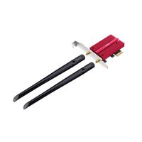 Miniatura 5 de Cudy Adaptador de Red PCIe Tribanda WiFi 7 BE9300 - Bluetooth 5.4 - Disipador Termico - Color Negro/Rojo
