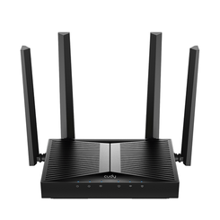 Cudy Router WiFi 7 2.5G Dual Band BE3600 - Velocidad hasta 1000Mbps - 4 Puertos - 4 Antenas Fijas de 5dBi - Tecnologia MU-MIMO -