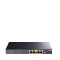 Miniatura 2 de CUDY 16-Port Gigabit PoE+ Switch with 2 Gigabit SFP ports 200W
