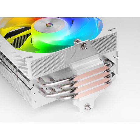 VENTILADOR CON DISIPADOR DE CPU MARS GAMING MCPUX4ARGB BLANCO ARGB PWM SI 120mm TDP 220W - Imagen 6 de 6 VENTILADOR CON DISIPADOR DE CPU MARS GAMING MCPUX4ARGB BLANCO ARGB PWM SI 120mm TDP 220W - Imagen 6 de 6