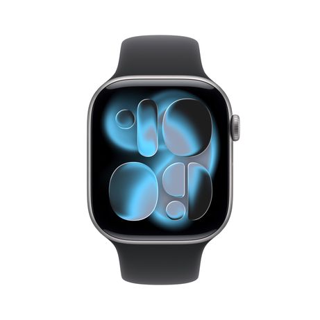 Apple Watch Series 11 GPS + Cellular 46mm Space Grey Aluminium Case with Black Sport Band - S/M - Imagen 3 de 3 Apple Watch Series 11 GPS + Cellular 46mm Space Grey Aluminium Case with Black Sport Band - S/M - Imagen 3 de 3