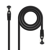 Miniatura 1 de Nanocable Cable red Cat. 8.1 2GHZ SSTP Negro 10m
