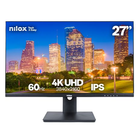 NILOX MONITOR 27" NXM274KD11 IPS 4K 350 2HDMI DP USB 5MS 27" LED IPS 4K Ultra HD HDMI - Imagen 2 de 5 NILOX MONITOR 27" NXM274KD11 IPS 4K 350 2HDMI DP USB 5MS 27" LED IPS 4K Ultra HD HDMI - Imagen 2 de 5