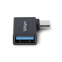 Miniatura 5 de Adaptador Acodado USB-C a USB-A - USB Tipo C - Conversor Compacto USB Tipo C Macho a USB Hembra - Carcasa de Metal - 5Gb