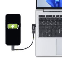 Miniatura 7 de Adaptador Acodado USB-C a USB-A - USB Tipo C - Conversor Compacto USB Tipo C Macho a USB Hembra - Carcasa de Metal - 5Gb