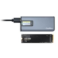 Miniatura 3 de CAJA SSD COOLBOX M.2 NVME/SATA PS32 USB3.2 ALUMINIO