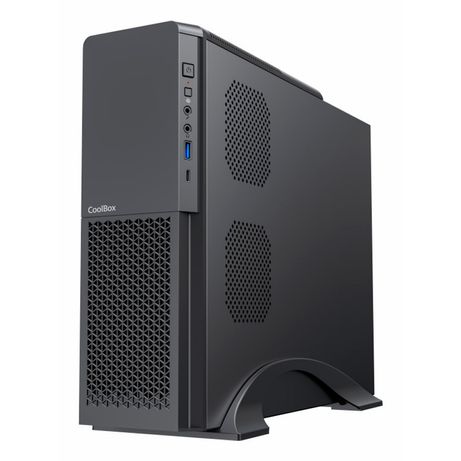 COOLBOX CAJA MATX SLIM T313 USB-C 3.2 GEN1 FTE.300SBZ 300W 80+ BRONZE Negro - Imagen 2 de 5 COOLBOX CAJA MATX SLIM T313 USB-C 3.2 GEN1 FTE.300SBZ 300W 80+ BRONZE Negro - Imagen 2 de 5