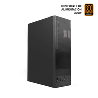 Miniatura 1 de CAJA MICROATX COOLBOX T360 NEGRA SLIM FTE 300W
