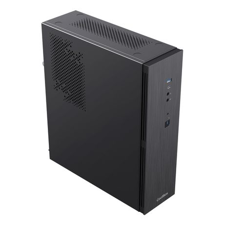COOLBOX CAJA MATX SLIM T370 USB-C 3.2 GEN1 FTE.300TBZ 300W 80+BRONZE Negro Incluye Fuente - Imagen 4 de 5 COOLBOX CAJA MATX SLIM T370 USB-C 3.2 GEN1 FTE.300TBZ 300W 80+BRONZE Negro Incluye Fuente - Imagen 4 de 5