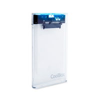 Miniatura 1 de CAJA EXTERNA SCT-2533 2.5" COOLBOX TRANSPARENTE USB 3.0