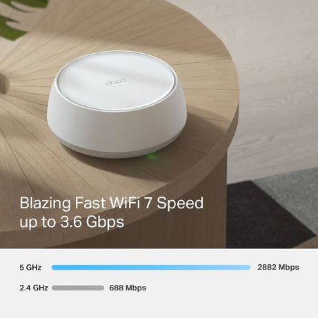 PUNTO DE ACCESO INTERIOR MESH WIFI 7 TP-LINK BE25 2-PACK BE5000 DUALBAND 4324Mbps EN 5GHz 2x2.5Gb - Imagen 5 de 9 PUNTO DE ACCESO INTERIOR MESH WIFI 7 TP-LINK BE25 2-PACK BE5000 DUALBAND 4324Mbps EN 5GHz 2x2.5Gb - Imagen 5 de 9