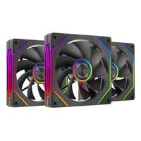 Miniatura 6 de KIT 3xVENTILADOR INTERNO ARG MARS GAMING MF-LINKFINITY KIT BLACK MODULARES PWM 120mm ASPAS INVERTIDA