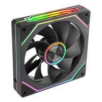 Miniatura 7 de KIT 3xVENTILADOR INTERNO ARG MARS GAMING MF-LINKFINITY KIT BLACK MODULARES PWM 120mm ASPAS INVERTIDA