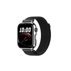 SaveFamily SaveWatch Plus 2 Reloj Inteligente para ni  os 4G Esfera Plata correa Tela Negra