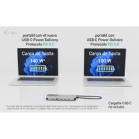 Miniatura 12 de USB-C METAL NANODOCK PD140 CHARGE