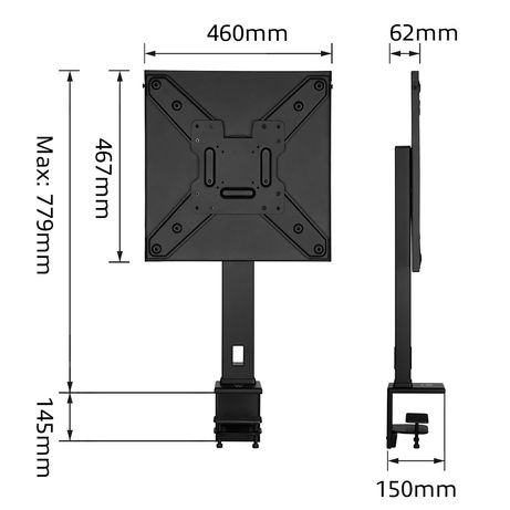 EWENT SOPORTE PARA MONITORES 37"-55" EXTRA PLANO - Imagen 3 de 9 EWENT SOPORTE PARA MONITORES 37"-55" EXTRA PLANO - Imagen 3 de 9