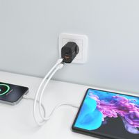 Miniatura 6 de CARGADOR USB PARED AISENS GAN 30W USB-C PD3.0 QC4.0 NEGRO