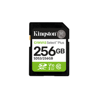 Miniatura 1 de KINGSTON 256GB SDXC CANVAS SELECT PLUS GEN3 150MB/S C10 UHS-I U1 V10