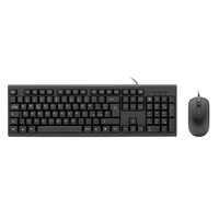 Miniatura 1 de COMBO TECLADO/RATON COOLBOX KTR-02UIT USB NEGRO