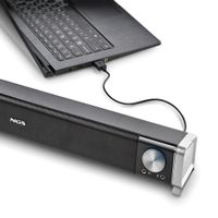 Miniatura 5 de BARRA DE SONIDO BLUETOOTH NGS SB500-BT 20W ALIMENTADO POR USB JACK 3.5 CONTROL DE VOLUMEN NEGRO