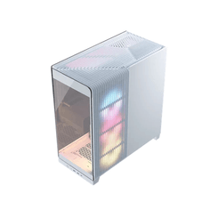 CORSAIR  4500X LX-R RGB Tempered Glass Mid-Tower, White  Blanco