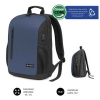 Miniatura 2 de MOCHILA PORTATIL 15,6´´ SUBBLIM NOMAD XPAND AIR AZUL