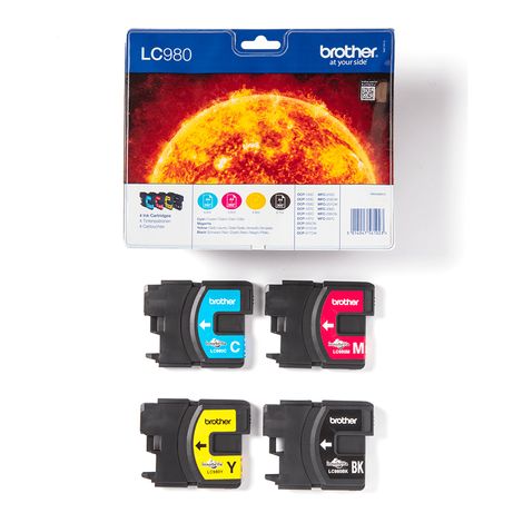 CARTUCHO BROTHER MULTIPACK LC980 - Imagen 4 de 4 CARTUCHO BROTHER MULTIPACK LC980 - Imagen 4 de 4