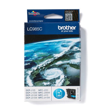 CARTUCHO BROTHER CYAN LC985CBP - Imagen 2 de 5 CARTUCHO BROTHER CYAN LC985CBP - Imagen 2 de 5