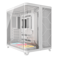 Miniatura 1 de CAJA CORSAIR AIR 5400 LX-R LINK TG MID TOWER WHITE CC-9011321-WW