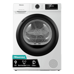SECADORA DE CONDENSACION HISENSE DHQE900UWDC 9 KG D BLANCO