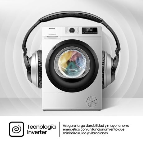SECADORA DE CONDENSACION HISENSE DHQE900UWDC 9 KG D BLANCO - Imagen 11 de 17 SECADORA DE CONDENSACION HISENSE DHQE900UWDC 9 KG D BLANCO - Imagen 11 de 17